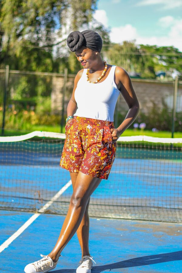 Trendy Kitenge Shorts