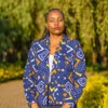 Geometric Print Blazer - Image 5