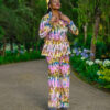 Tie-Dye Kitenge Lounge Set - Image 4