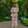 Tie-Dye Kitenge Lounge Set - Image 3