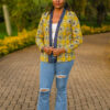 Kitenge Print Blazer - Image 5