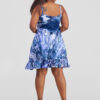 Blue Abstract Dress - Image 2