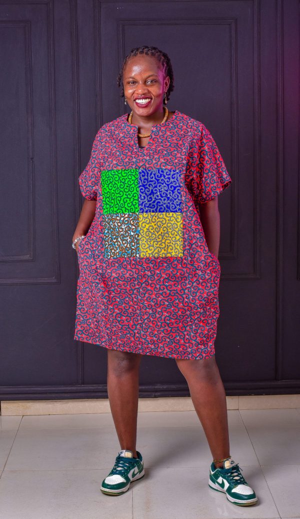 Urban Ankara Remix Dress