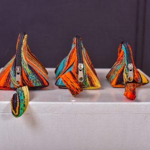 Painter stripe purse set